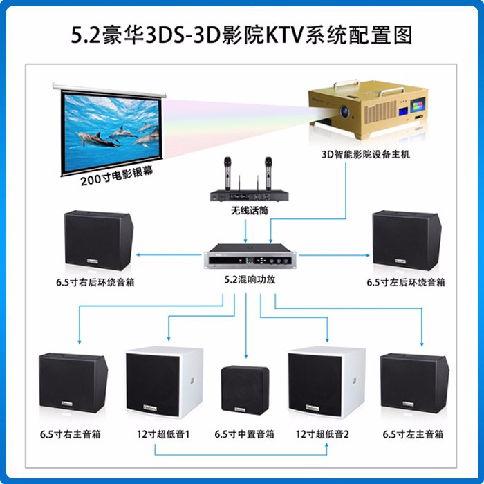 公海彩船/Beismy BMK5.2豪华 旗舰 3DS-3D智能影院KTV音响系统